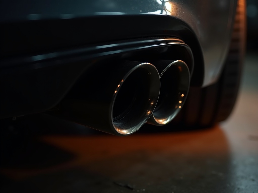 Stainless exhaust tailpipes
